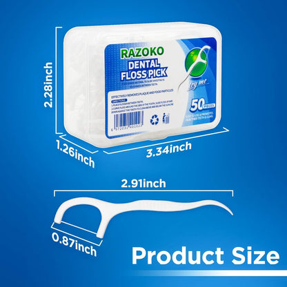 Zahnseide Sticks Interdental Floss mit Reiseetui (400