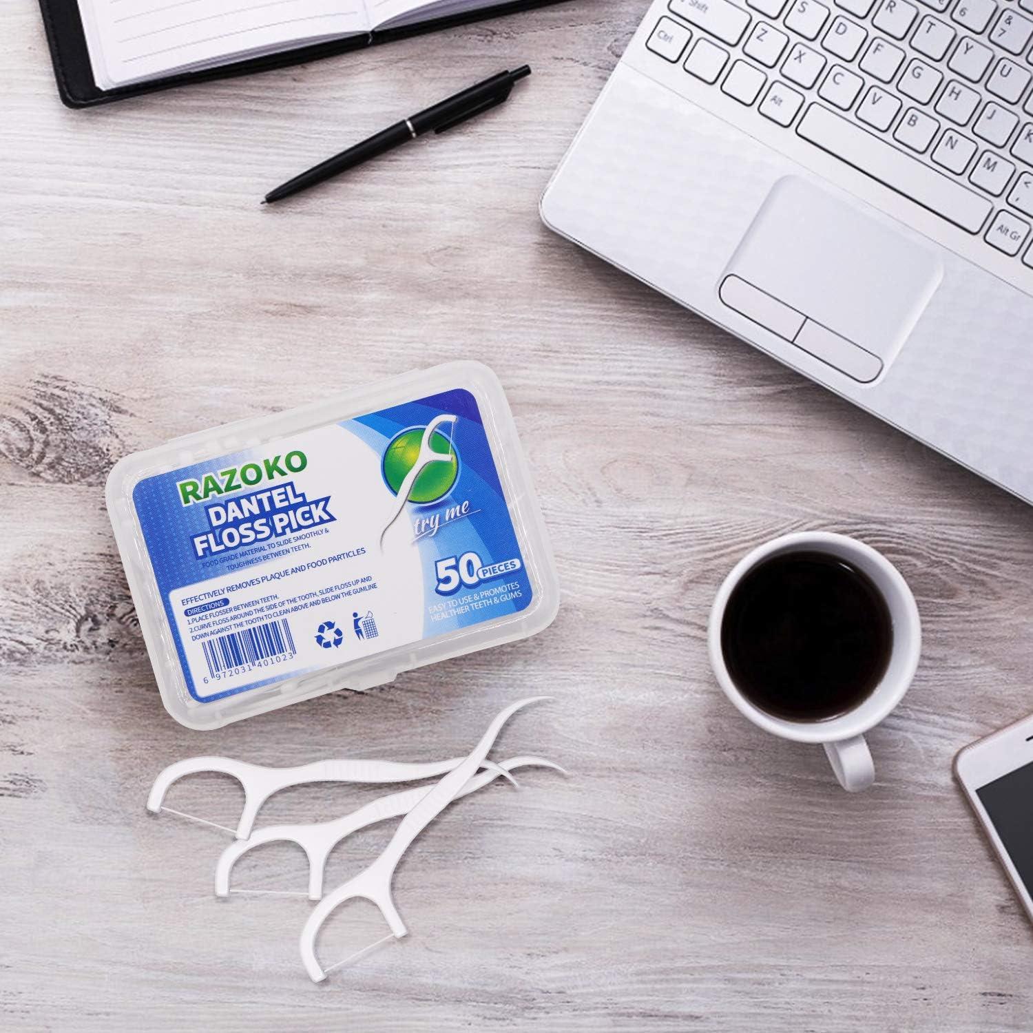 Zahnseide Sticks Einwegzahnseide Dental Floss 400er Packung