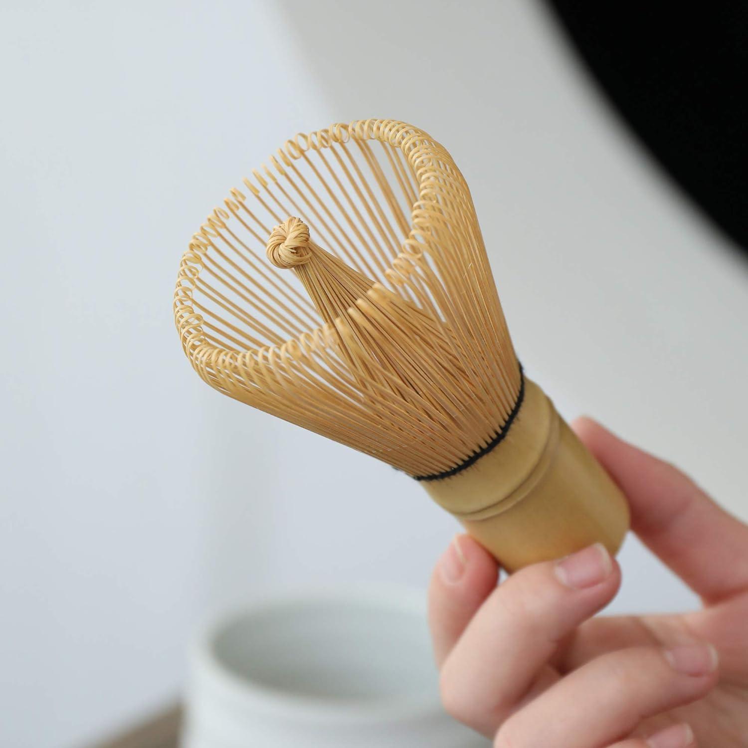 Matcha-Zubehör-Set mit Bambus-Schneebesen und Schaufel