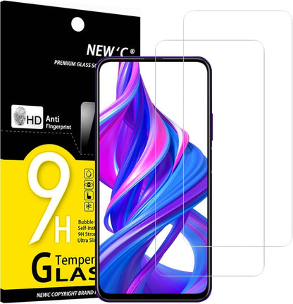 Panzer Schutz Glas für Honor 9X 9X Pro 2 Stück 9H Härte Displayfolie