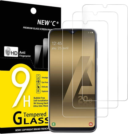 Panzer Schutz Glas Samsung Galaxy A20e 3er Pack 9H Ultra-klar