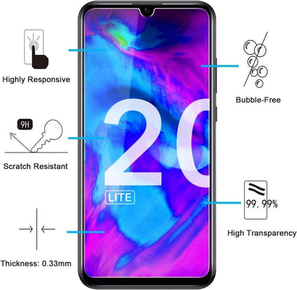 Panzer Schutz Glas für Honor 20 Lite & Honor 20i, 2 Stück