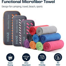 Mikrofaser Handtuch Orange Schnell trocknend Sporthandtuch