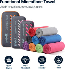 Mikrofaser Handtuch für Sport, Strand und Reisen - Super