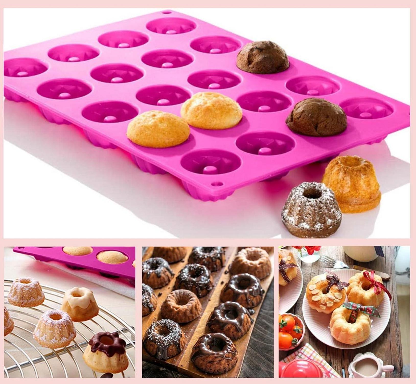 Silikon Backform Mini Gugelhupf Kuchenform 40er Traditioneller Paris