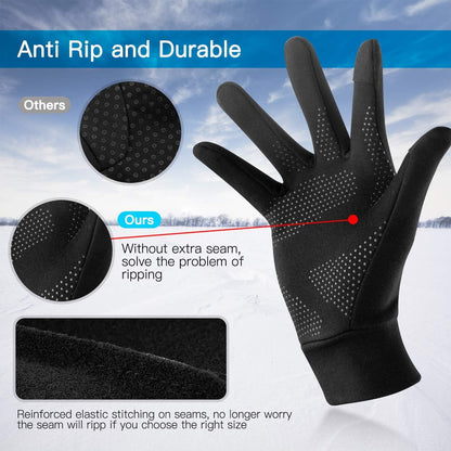 Touchscreen Handschuhe Herren Damen, Sporthandschuhe Winter
