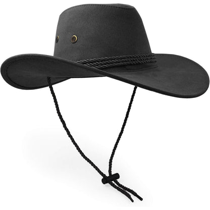 Cowboyhut aus Kunstleder – Sonnenschutz für Outdoor-Abenteuer