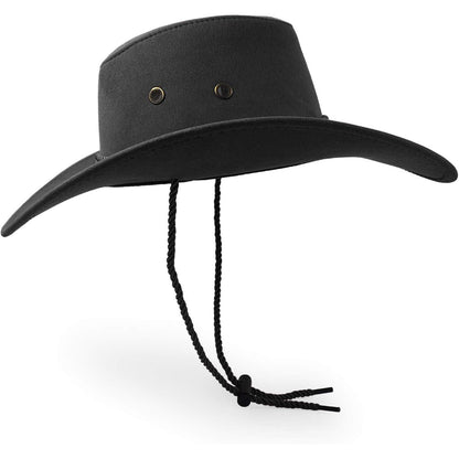 Cowboyhut aus Kunstleder – Sonnenschutz für Outdoor-Abenteuer