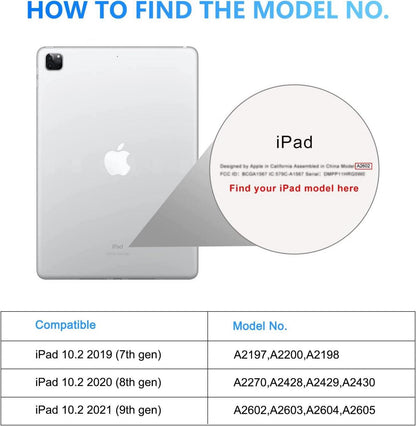 SPARIN 3 Stück Schutzfolie für iPad 9. Generation 10,2 Zoll