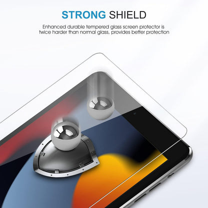 Gehärtete Glas Displayschutzfolie für iPad 9./8./7. Gen
