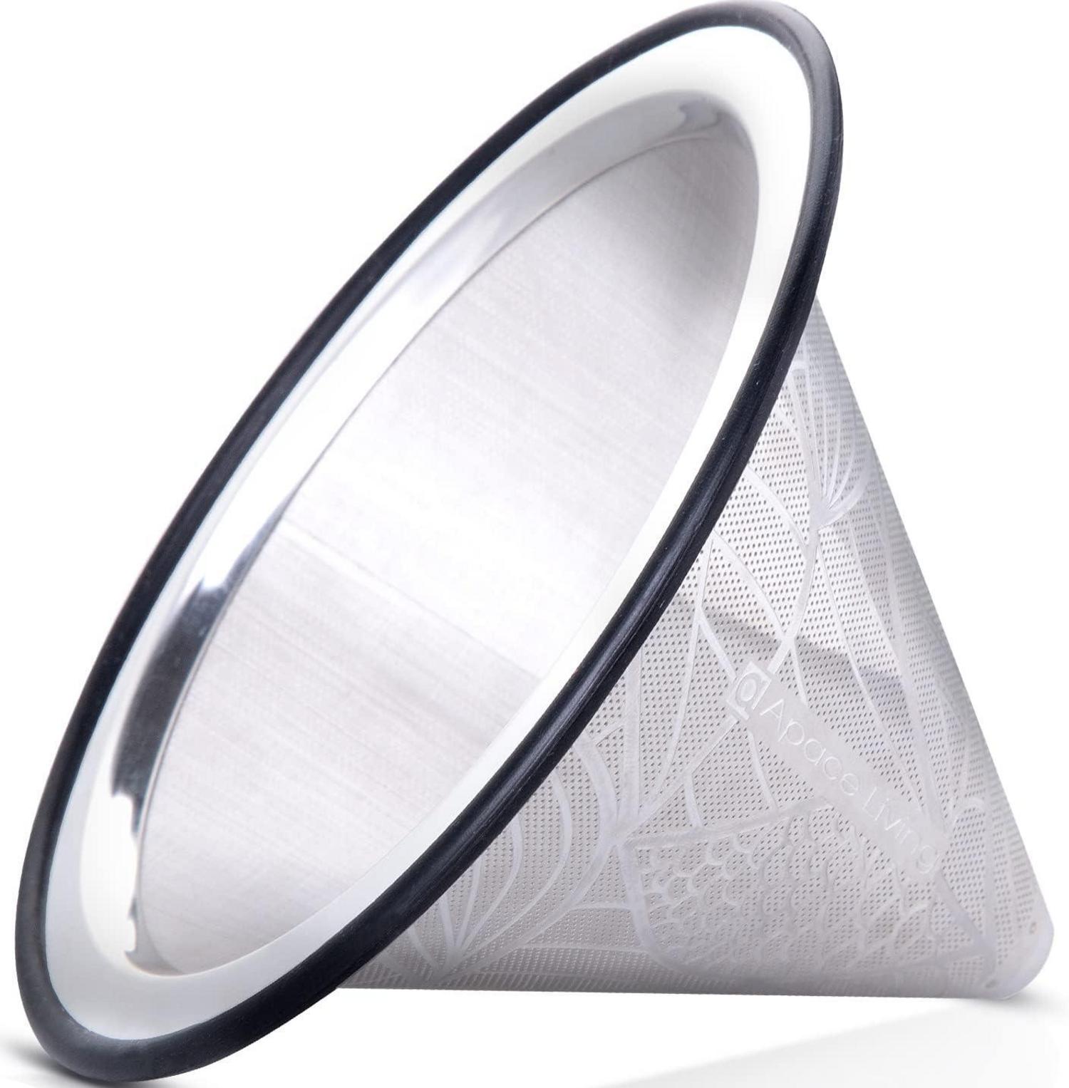 Edelstahl Kaffeefilter für Chemex Hario Bodum Kaffeebereiter