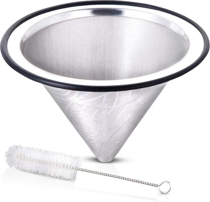 Edelstahl Kaffeefilter für Chemex Hario Bodum - Wiederverwendbarer Handfilter
