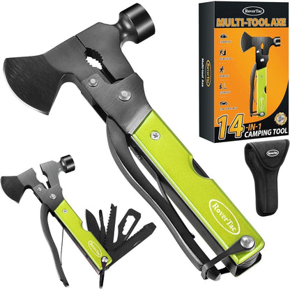 Multitool Axt 14-in-1 Männer Geschenk Camping Survival Gear
