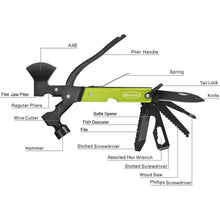 Multitool Axt 14-in-1 Männer Geschenk Camping Survival Gear
