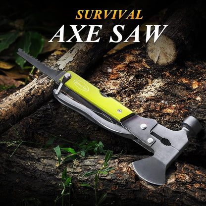 Multitool Axt 14-in-1 Männer Geschenk Camping Survival Gear