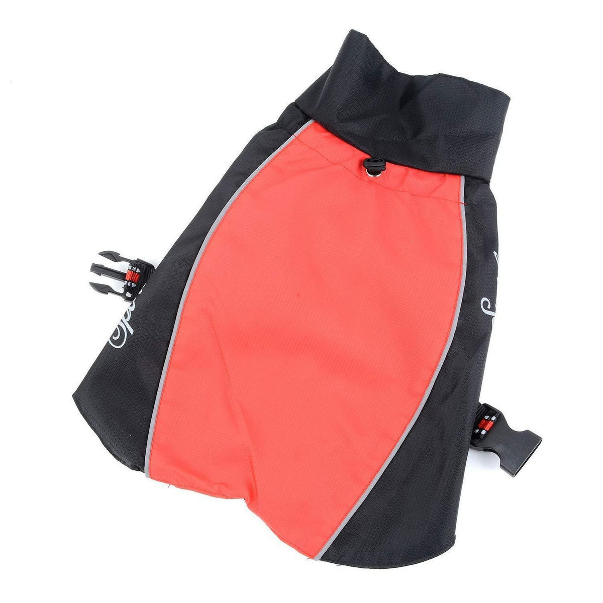 Wasserdichter Hunderegenmantel Rot 7XL – Atmungsaktiv & Reflektierend