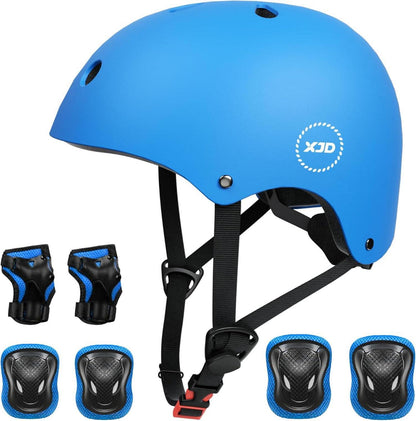 Fahrradhelm Kinder Jugend Multisport CE-Zertifizierung Azurblau