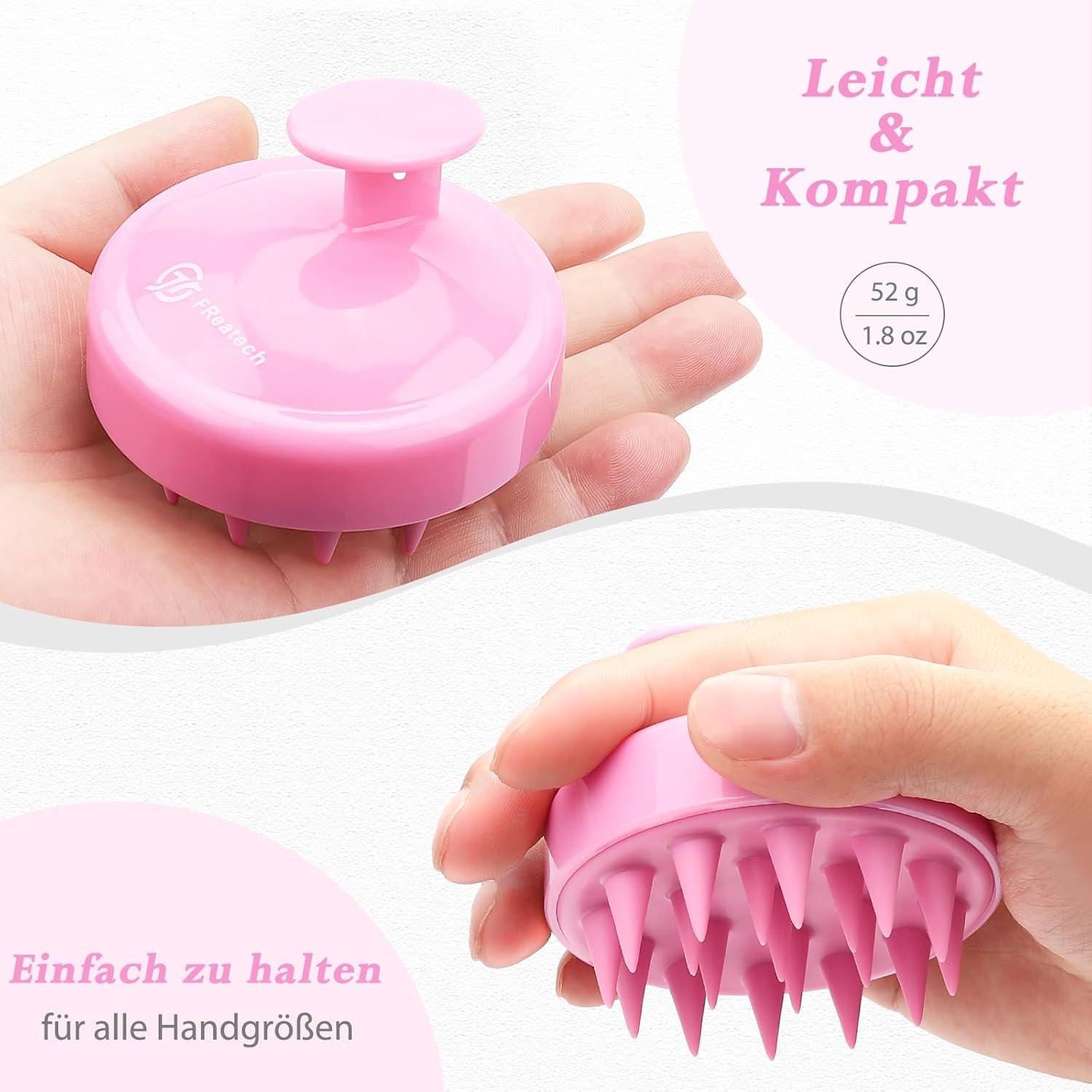FReatech Shampoo Haarbürste für Peeling und Kopfmassage