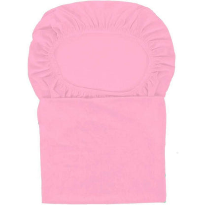 Stretchy Stuhlbezüge Rosa, 6er Set (Groß) – Samt, Elastisch