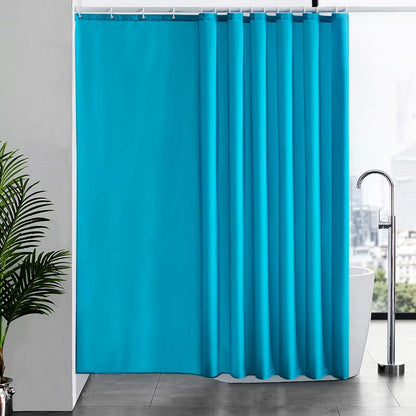 Duschvorhang Antischimmel Wasserabweisend 244x200 Textil Aquamarine