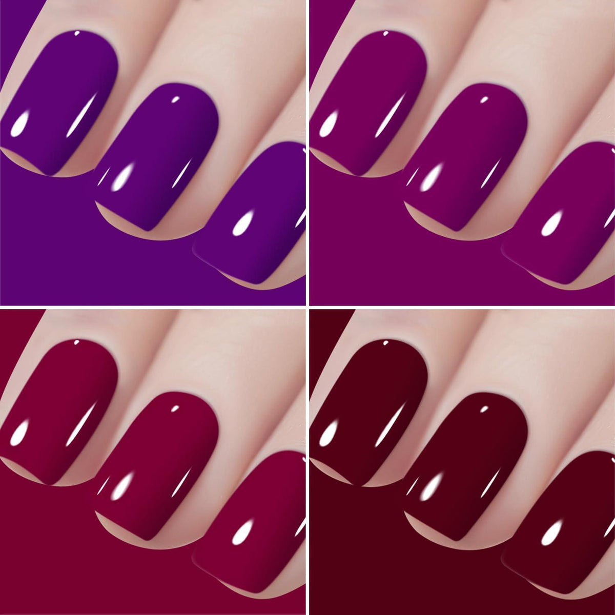 48x Gellack Set – 45 Farben + Base & Top Coat