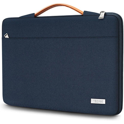 14 Zoll Laptoptasche Dunkelblau mit Schutz und Zubehörfach