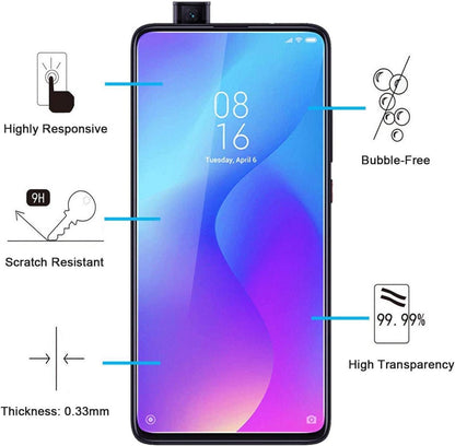 Panzer Schutz Glas Xiaomi Mi 9T Pro 2er Pack 9H Härte Klar