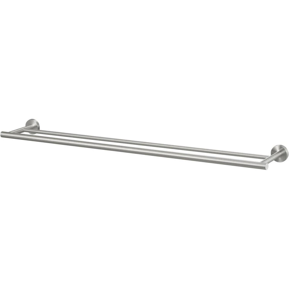 Doppelter Handtuchhalter Edelstahl gebürstet 90 cm