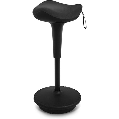 Ergonomischer Arbeitshocker Schwarz 360° Drehbar