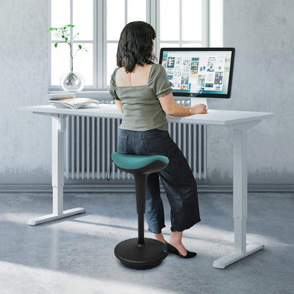 IWMH Ergonomischer Arbeitshocker Büro Stehhilfe 360° Drehbar