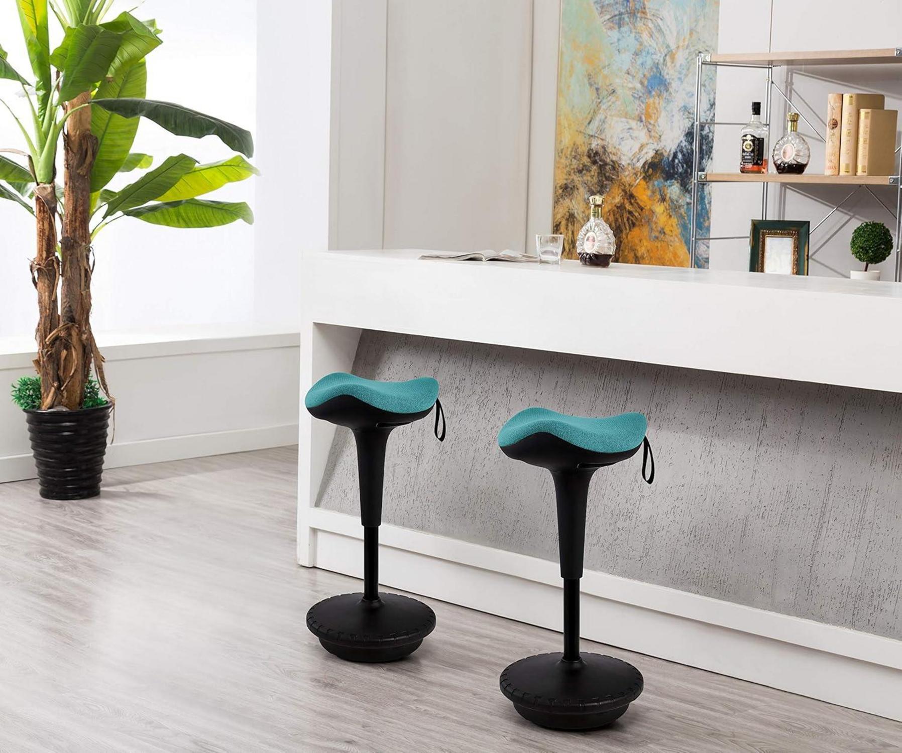 IWMH Ergonomischer Arbeitshocker Büro Stehhilfe 360° Drehbar