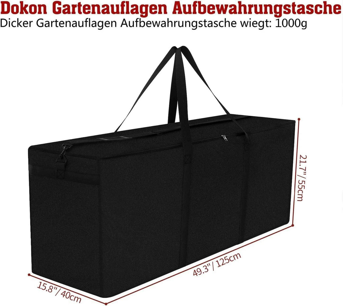 Auflagentasche Gartenauflagen Polsterauflagen Schutzhülle