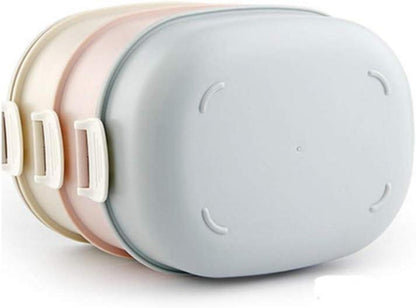 Edelstahl Thermobehälter 3 Etagen Warmhaltebox Lunch Becher
