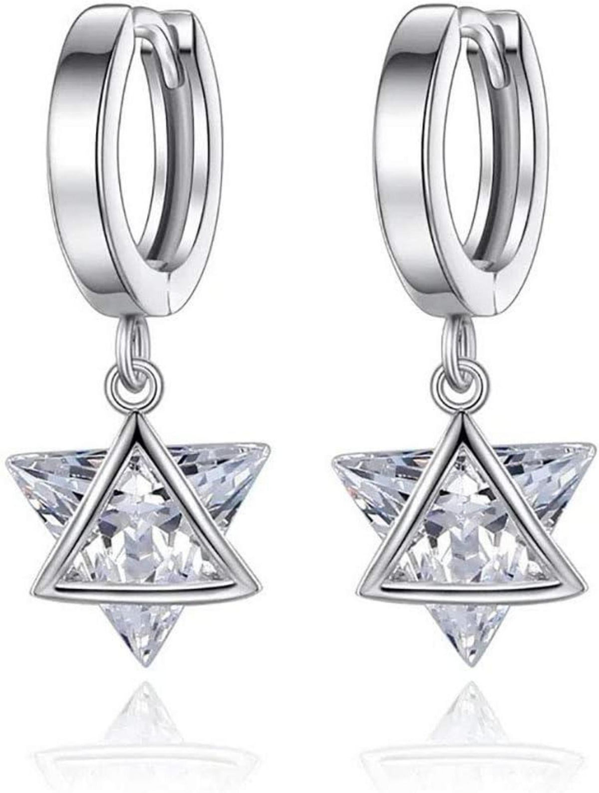 Elegante GW Silber 925 Ohrringe mit Zirkonia, Geschenk für Frauen