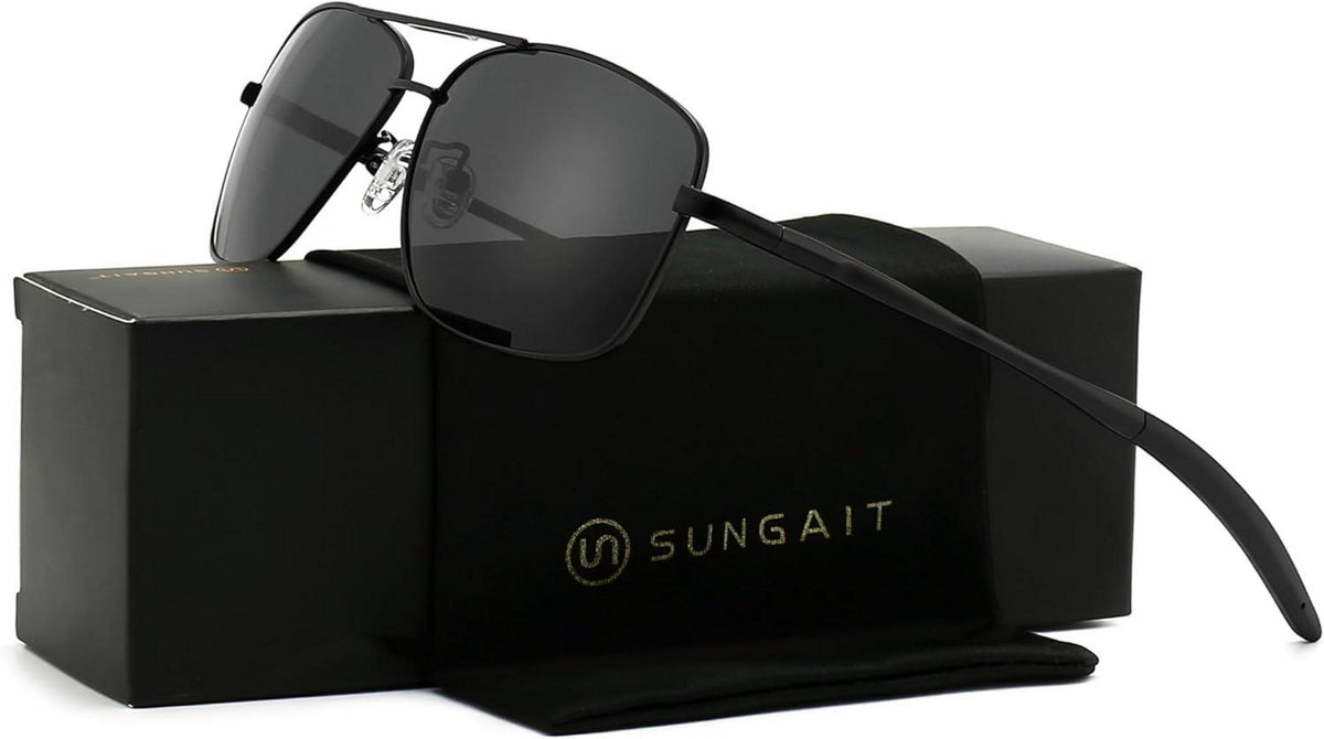 Polarisierte Herren Sonnenbrille Metallrahmen Angeln Golf
