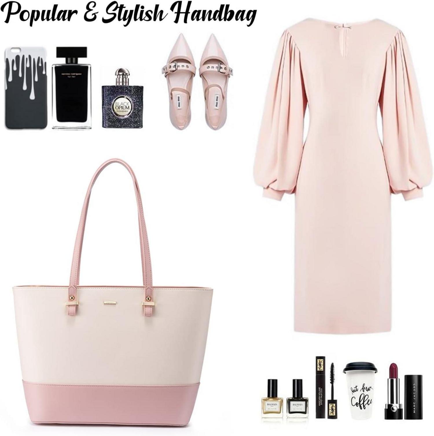 Handtasche Damen Schultertasche Set Shopper Groß Umhängetasche