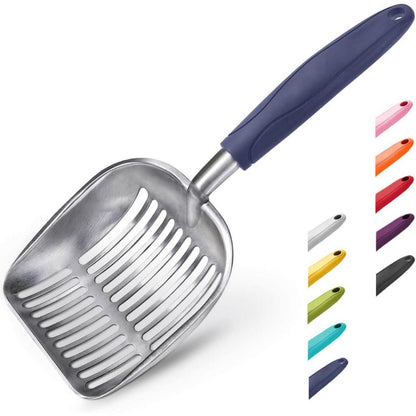 WePet Katzenstreu Aluminiumlegierung Sieb Scoop langlebige