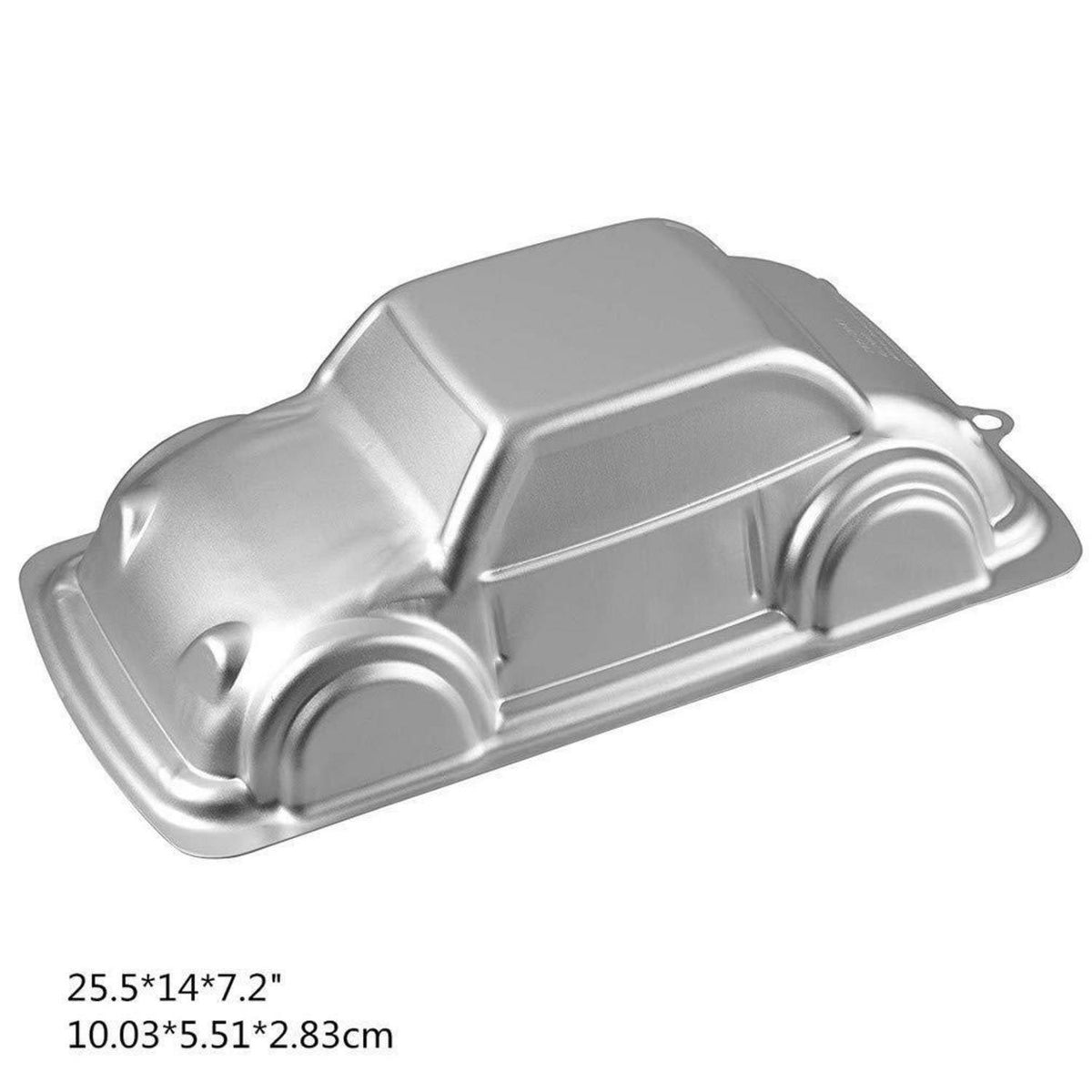 3D Auto Kuchenform aus Aluminium – Motivbackform für Geburtstagstorte