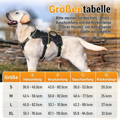 Ausbruchsicheres Hundegeschirr für mittelgroße Hunde