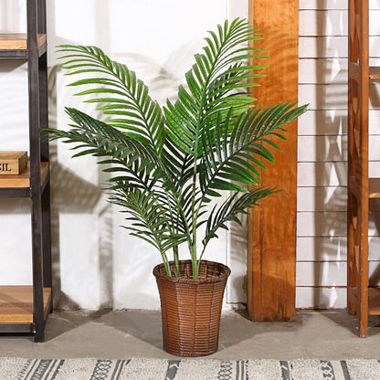 Künstliche Areca Palme 110 cm Fake Palm Tree 10 Stämme für
