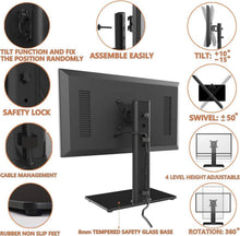 Monitor Ständer 32 Zoll schwenkbar neigbar höhenverstellbar