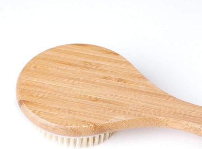 Naturborsten Bambus Rückenbürste Trockenbürste Peeling Massage