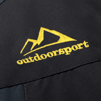 Herren Fleecejacke Winter Warm Gefüttert Skijacke Outdoor Schwarz-Grau XXL