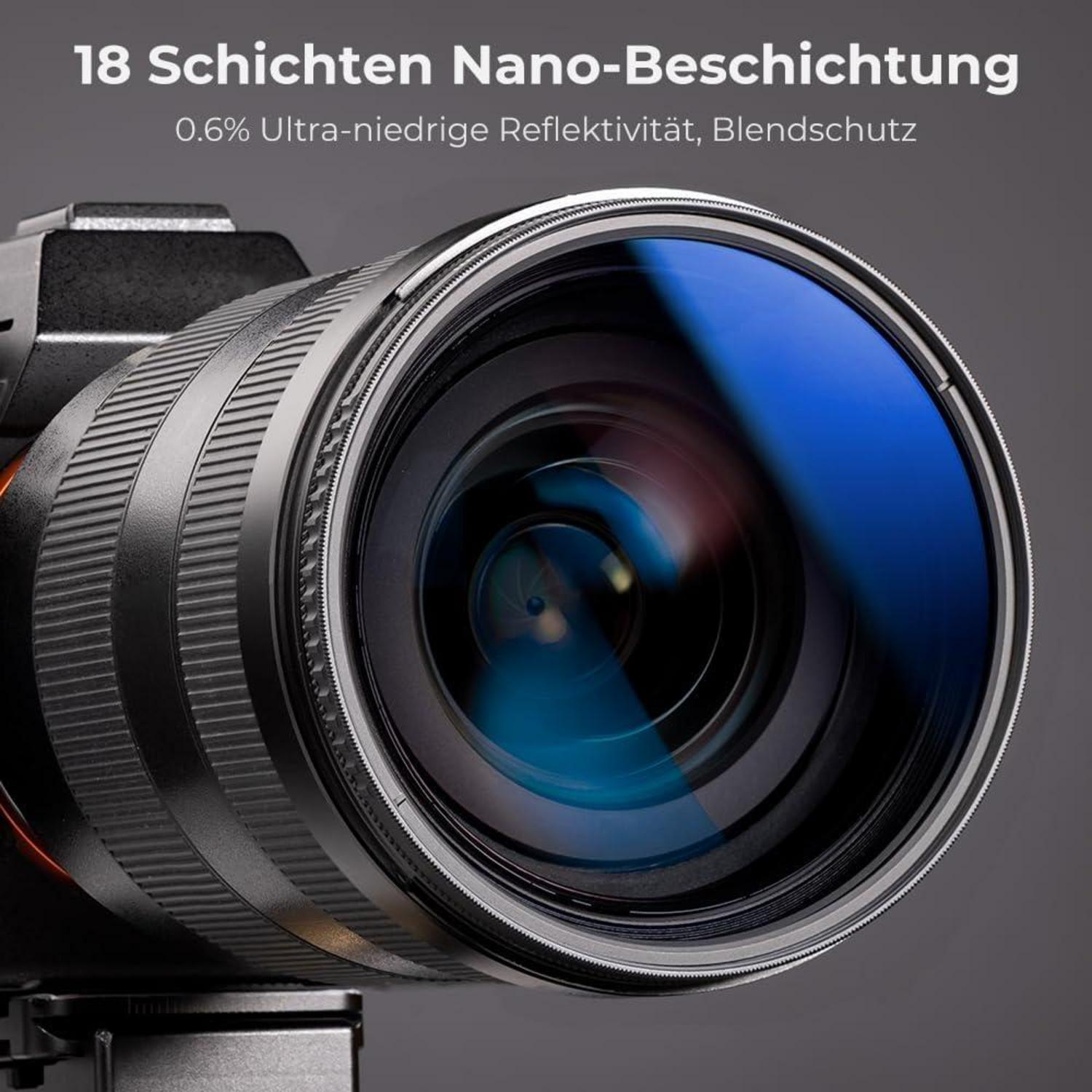 K-Serie Pro 43mm Slim Zirkularer Polfilter Polarisationsfilter