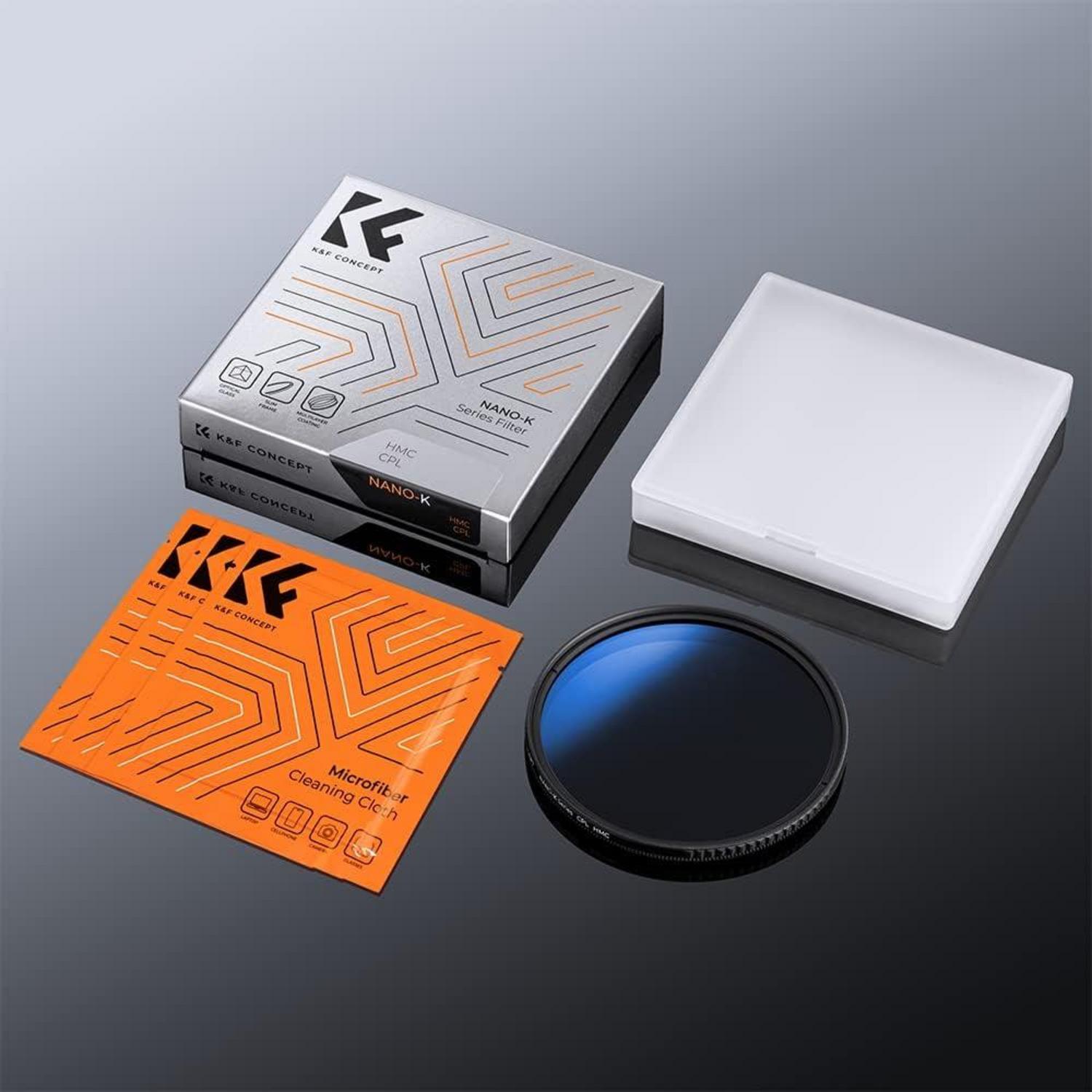 43mm Slim Zirkularer Polfilter CPL Filter Optisches Glas Aluminium