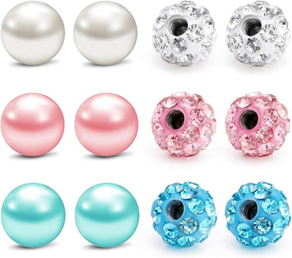 Piercing Kugeln aus Edelstahl und Acryl 14G 5mm Ersatzkugeln