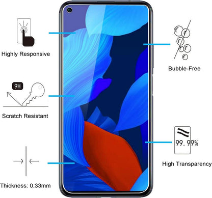 Panzer Schutz Glas Huawei nova 5T 3er Set 9H Härte