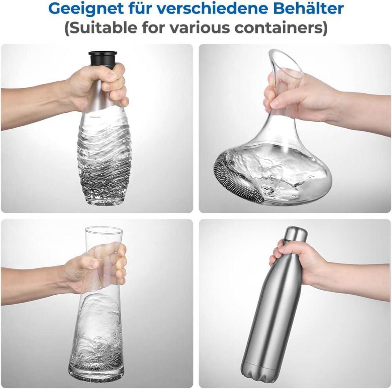 Reinigungsperlen Edelstahl 1500 Kugeln für Dekanter Vase Flaschen