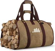 Kaminholztasche Tragetasche aus Segeltuch Langlebig&wasserdicht