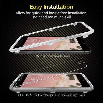 Schutzfolie für iPhone SE 2020/ SE 2022, iPhone 8/7/6/6s [3 Stück], Panzerfolie - 9H Härte, Anti-Bläschen, Anti-Kratzer